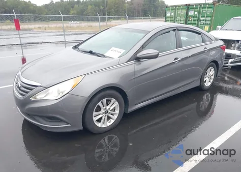 2014 Hyundai Sonata Gls z USA, uszkodzony, nr VIN 5NPEB4AC6EH886609